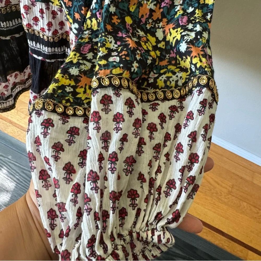 Free People Gardenia Tunic Floral Oversized‎ size XM